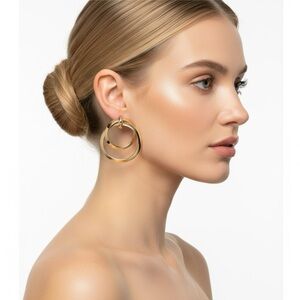 Elegant Gold Hoop Earrings